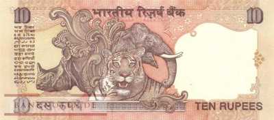 Indien - 10  Rupees (#089h_UNC)