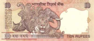 India - 10  Rupees (#089h_UNC)