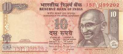 India - 10  Rupees (#089h_UNC)