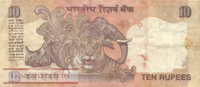 Indien - 10  Rupees (#089p_VF)