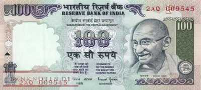 Indien - 100  Rupees (#091i_UNC)