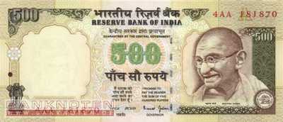 Indien - 500  Rupees (#093b_UNC)