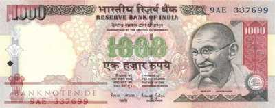 India - 1.000  Rupees (#094b_UNC)