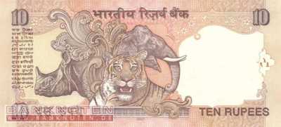 Indien - 10  Rupees (#095g_UNC)