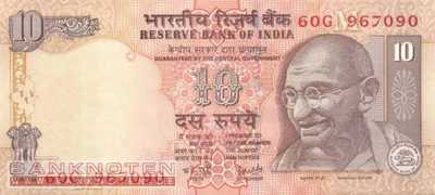 Indien - 10  Rupees (#095g_UNC)