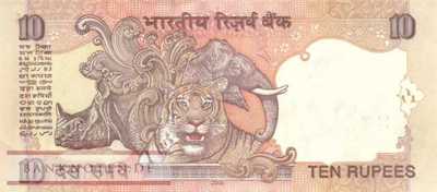Indien - 10  Rupees (#095l_UNC)