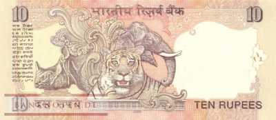 Indien - 10  Rupees (#095p_UNC)