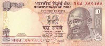 Indien - 10  Rupees (#095p_UNC)