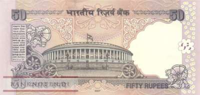 India - 50  Rupees (#097i_UNC)