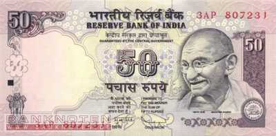 Indien - 50  Rupees (#097o_UNC)