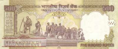 Indien - 500  Rupees (#099m_VF)