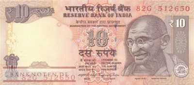 Indien - 10  Rupees (#102h_UNC)