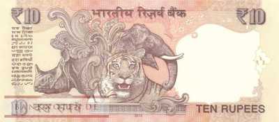 Indien - 10  Rupees (#102o_UNC)