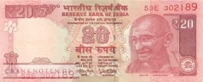 Indien - 20  Rupees (#103x_UNC)