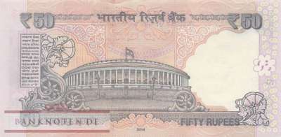 Indien - 50  Rupees (#104i_UNC)