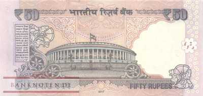 Indien - 50  Rupees (#104x_UNC)