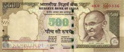 India - 500  Rupees (#106k_UNC)