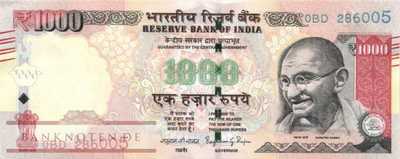 Indien - 1.000  Rupees (#107t_UNC)