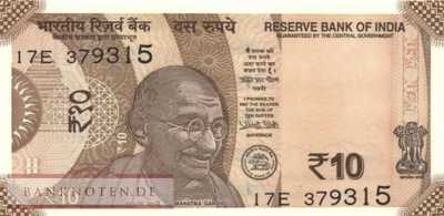 India - 10  Rupees (#109a_UNC)
