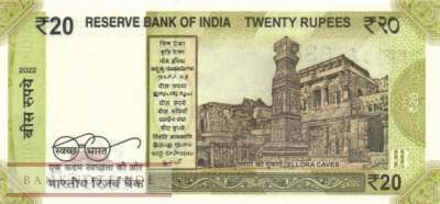 Indien - 20  Rupees (#110m_UNC)