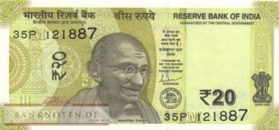 Indien - 20  Rupees (#110m_UNC)