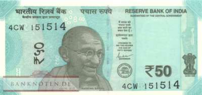 India - 50  Rupees (#111i_UNC)