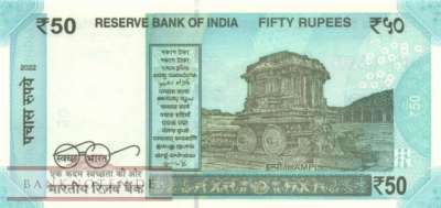 Indien - 50  Rupees (#111p_UNC)