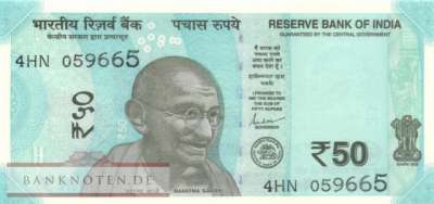 Indien - 50  Rupees (#111p_UNC)