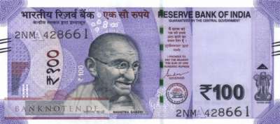 Indien - 100  Rupees (#112t_UNC)