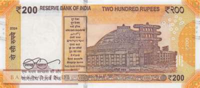 Indien - 200  Rupees (#113ab_UNC)