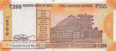 Indien - 200  Rupees (#113o_UNC)