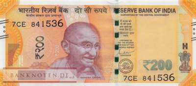 India - 200  Rupees (#113p_UNC)