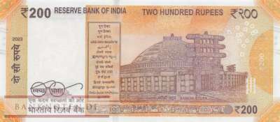 India - 200  Rupees (#113w_UNC)