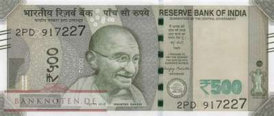 Indien - 500  Rupees (#114bk_UNC)