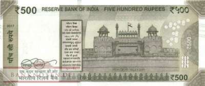 Indien - 500  Rupees (#114h_UNC)