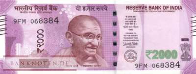 India - 2.000  Rupees (#116b_UNC)