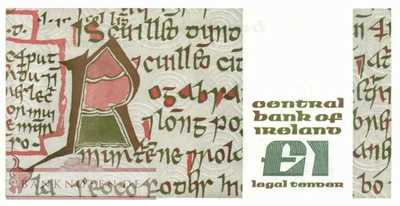 Irland - 1  Pound (#070d-8907_UNC)