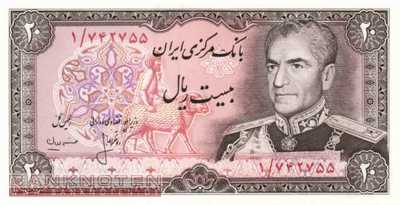 Iran - 20  Rials (#100a1_UNC)