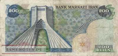 Iran - 200  Rials (#103a_F)