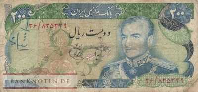 Iran - 200  Rials (#103a_VG)