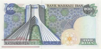 Iran - 200  Rials (#103e_UNC)
