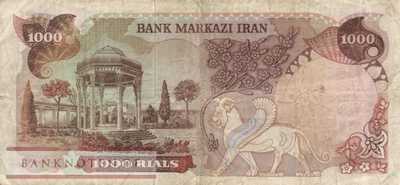 Iran - 1.000 Rials (#105b_F)