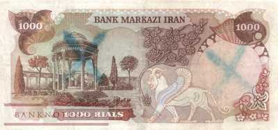 Iran - 1.000  Rials (#105bx2_F)