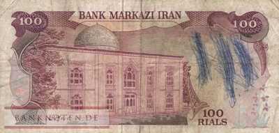 Iran - 100  Rials (#118bx2_VG)