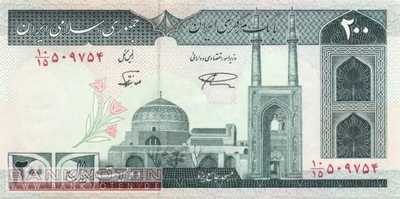 Iran - 200  Rials (#136a-1_UNC)