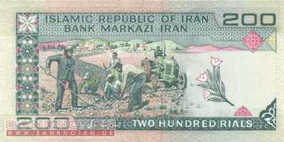 Iran - 200  Rials (#136d_UNC)