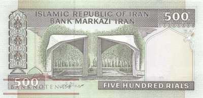 Iran - 500  Rials (#137f2_UNC)
