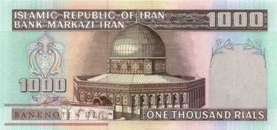 Iran - 1.000  Rials (#138b_UNC)