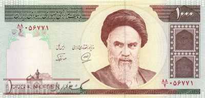 Iran - 1.000  Rials (#143b_UNC)