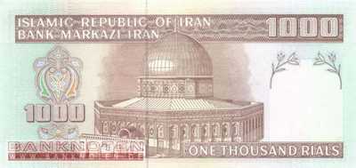 Iran - 1.000  Rials - Ersatzbanknote (#143dR_UNC)